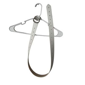 Womans belt, white in color, size L (measurement in photos), gently used